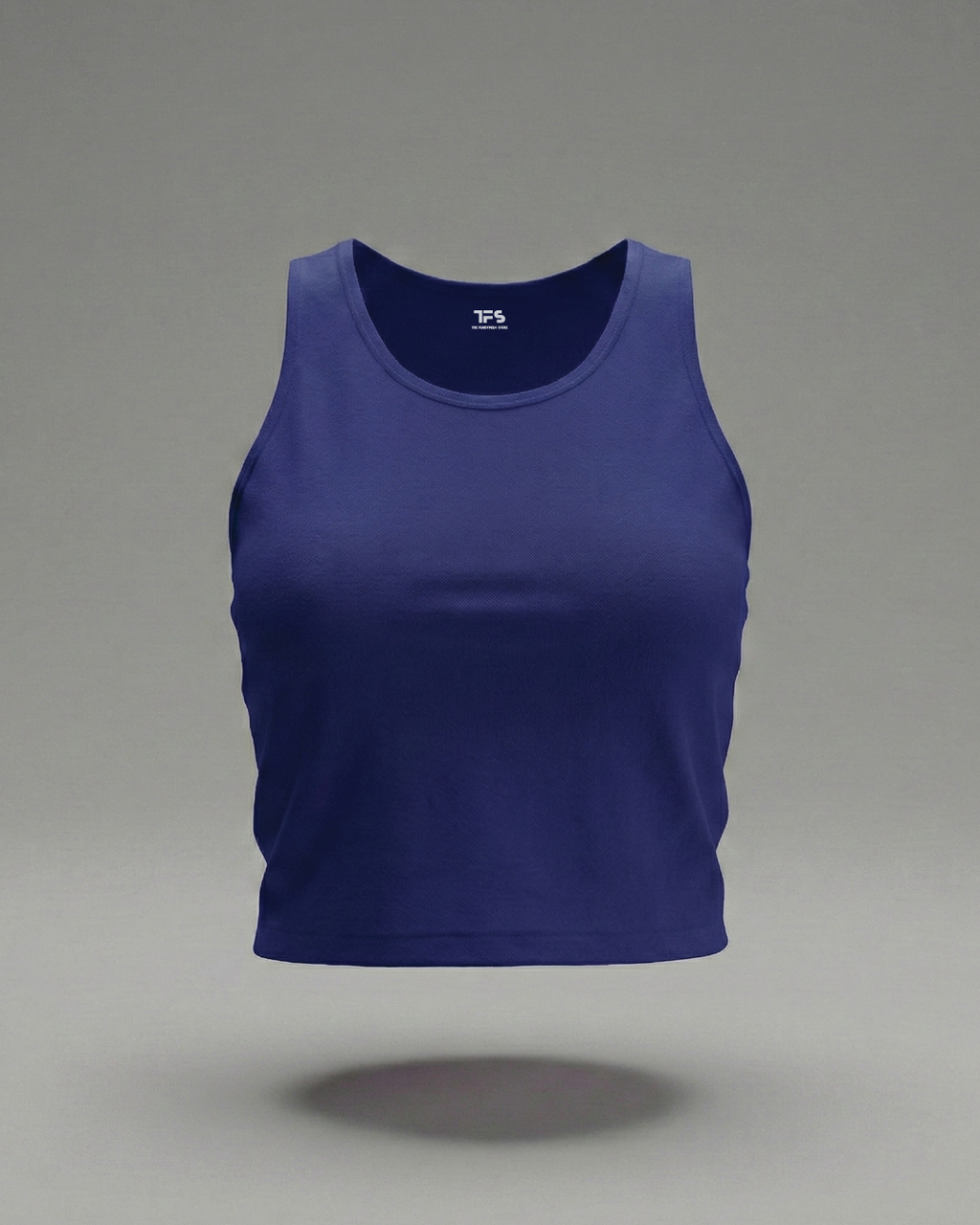 Women's Royal Blue Crop Tank