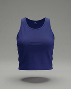 Women's Royal Blue Crop Tank