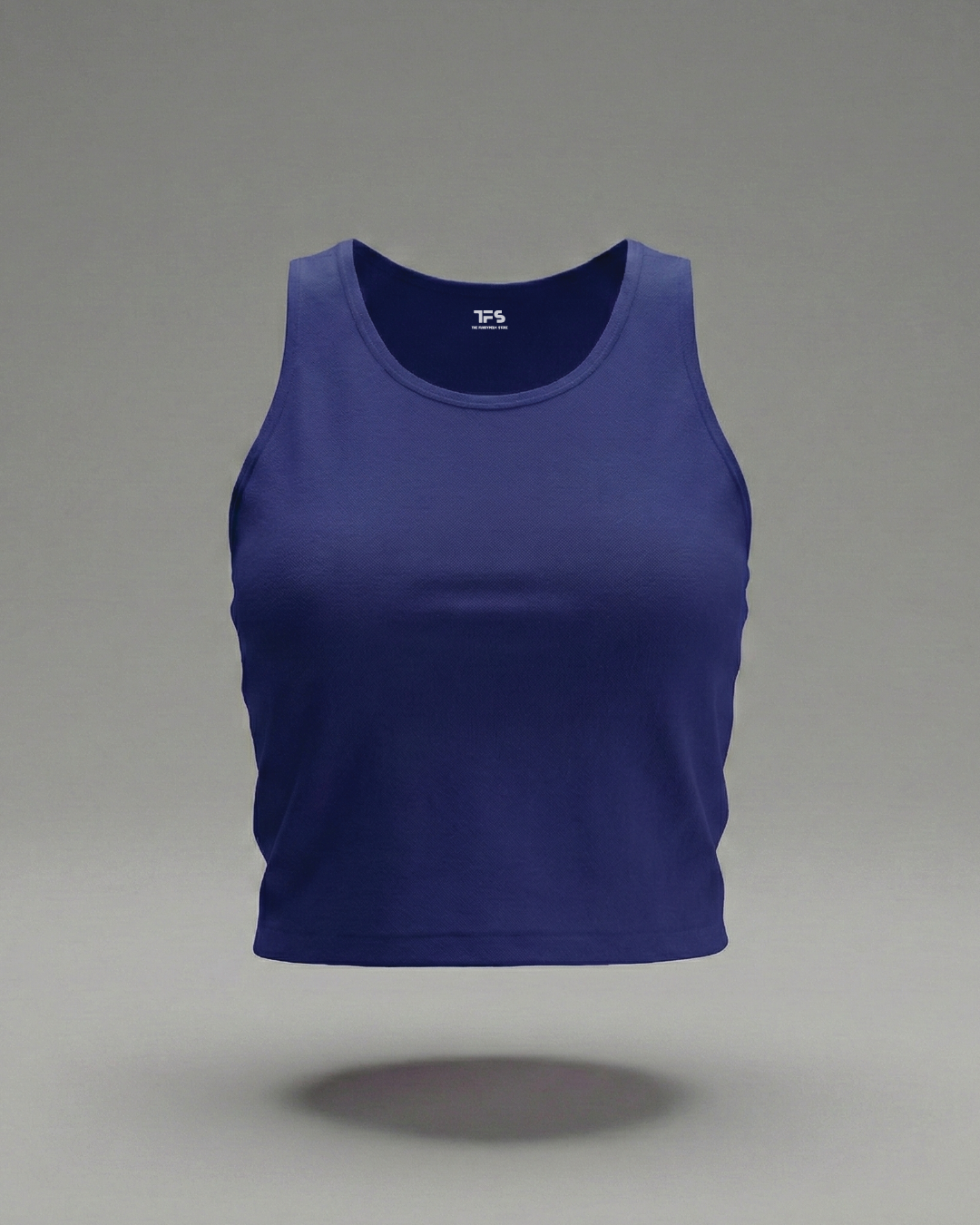 Women's Royal Blue Crop Tank
