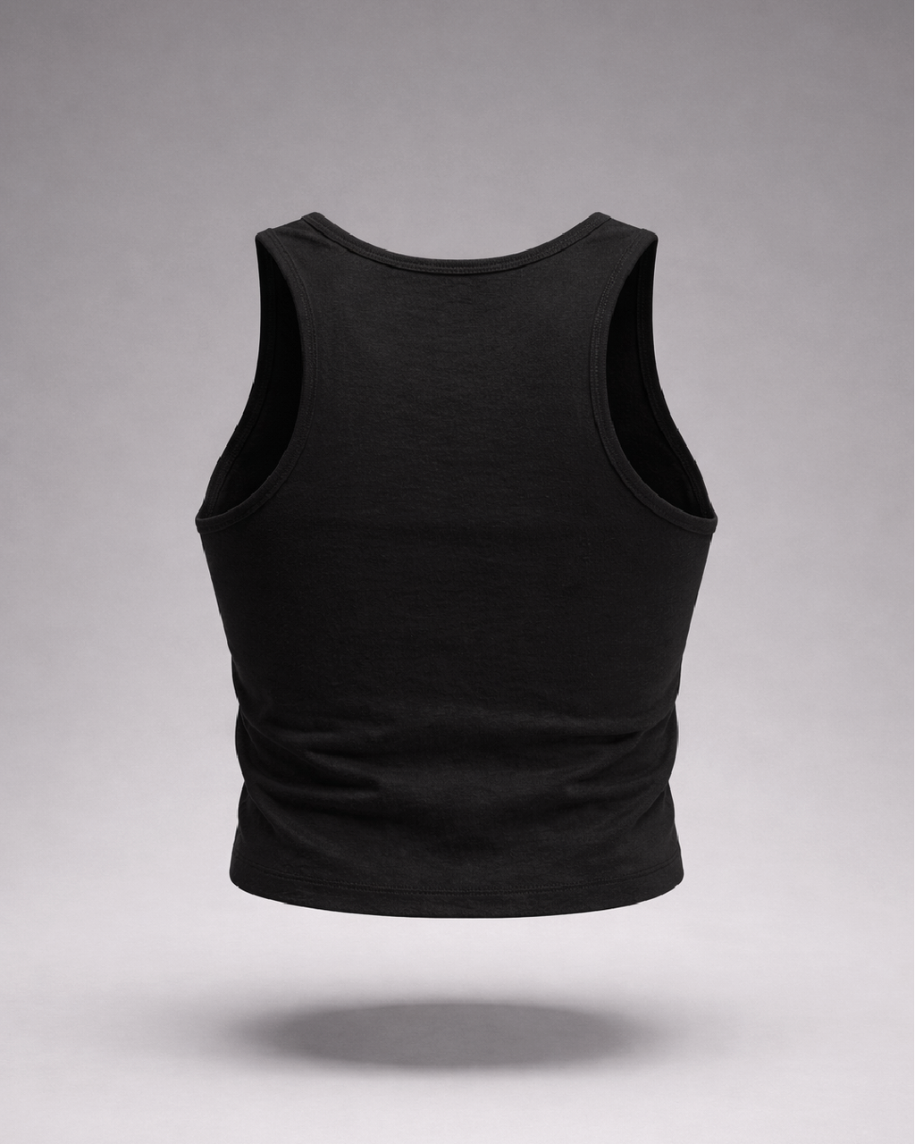 Women's Black Crop Tank