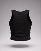 Women's Black Crop Tank