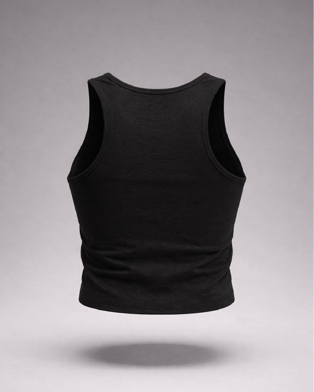 Women's Black Crop Tank