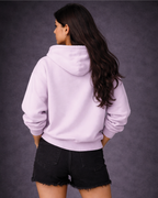 Unisex Light Baby Pink Solid Oversized Hoodie