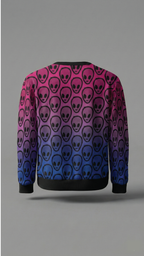 Unisex Alien Hue Sweatshirt