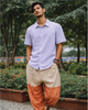 Unisex Lavender Solid Oversized Shirt