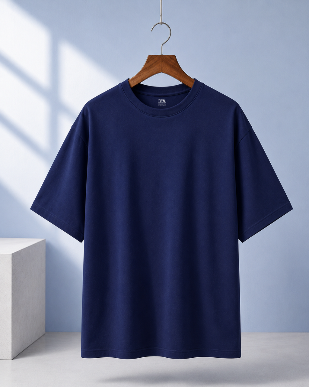 Unisex Royal Blue Oversized Classic T-Shirt