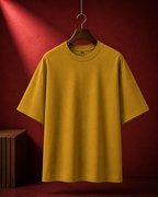 Unisex Mustard Yellow Oversized Classic T-Shirt