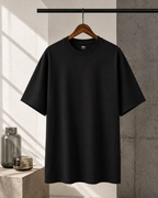 Unisex Black Oversized T-Shirt