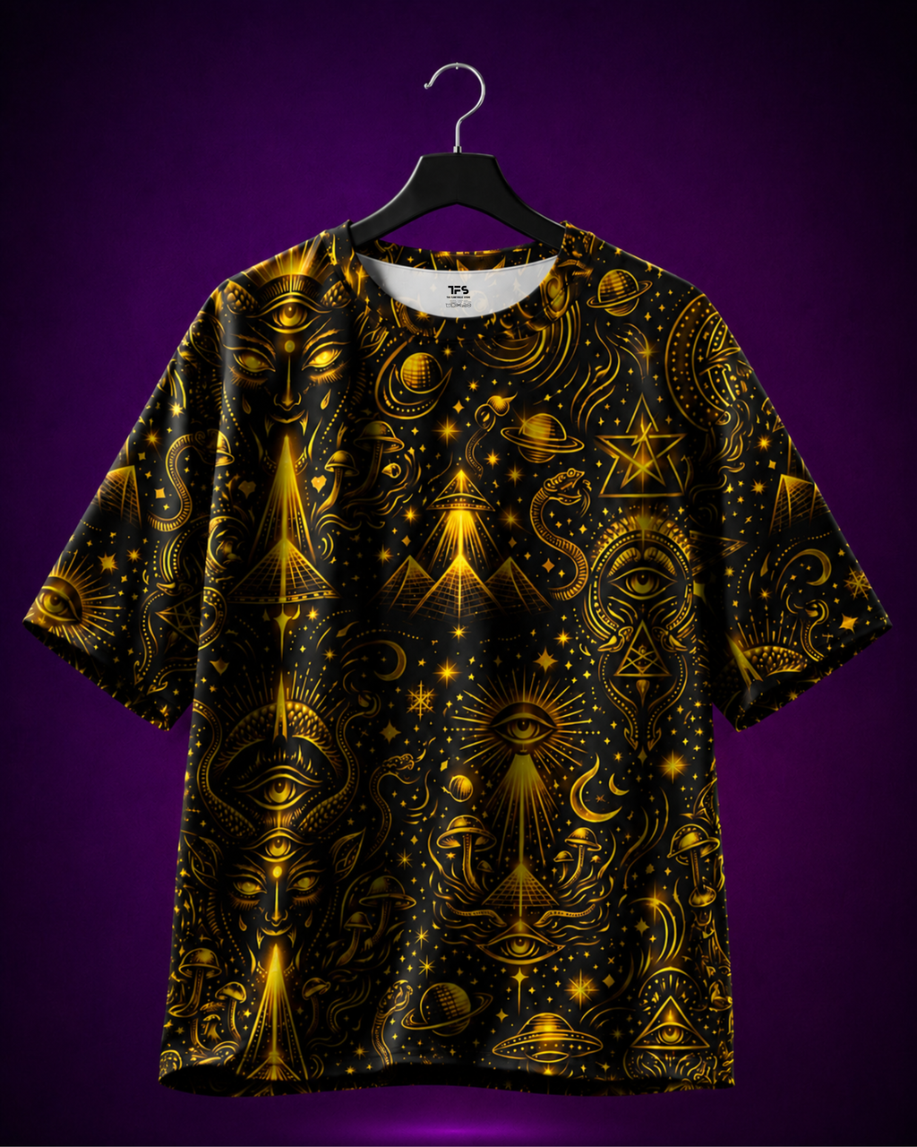 Unisex Midnight Ritual Oversized T-shirt