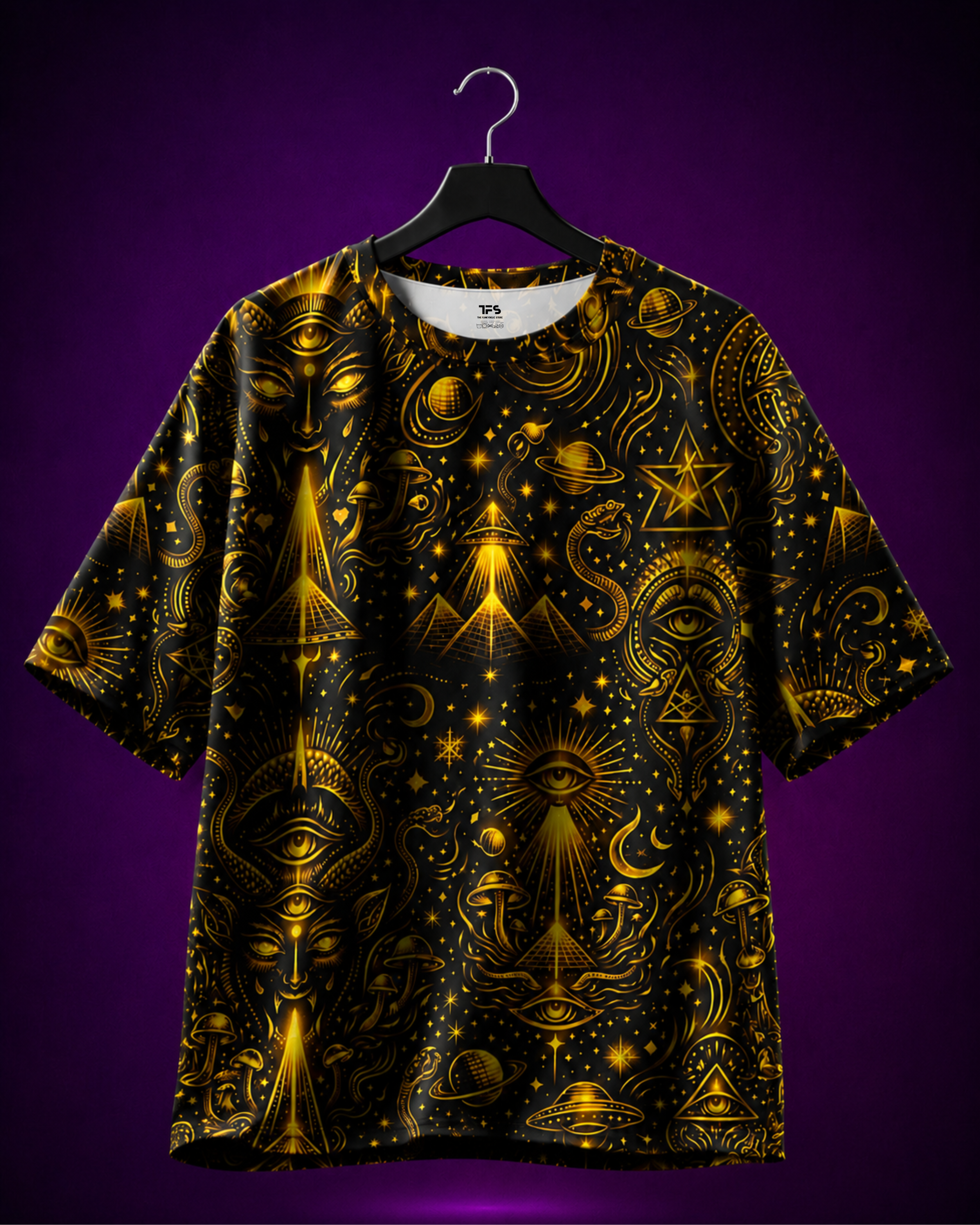 Unisex Midnight Ritual Oversized T-shirt