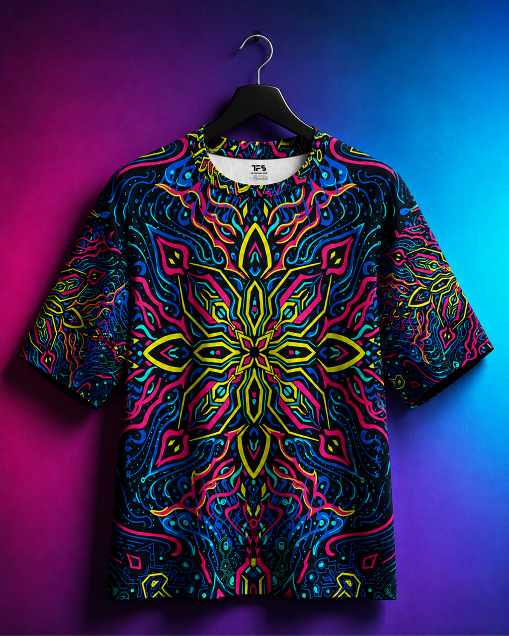 Unisex Cosmic Frequency Oversized T-shirt