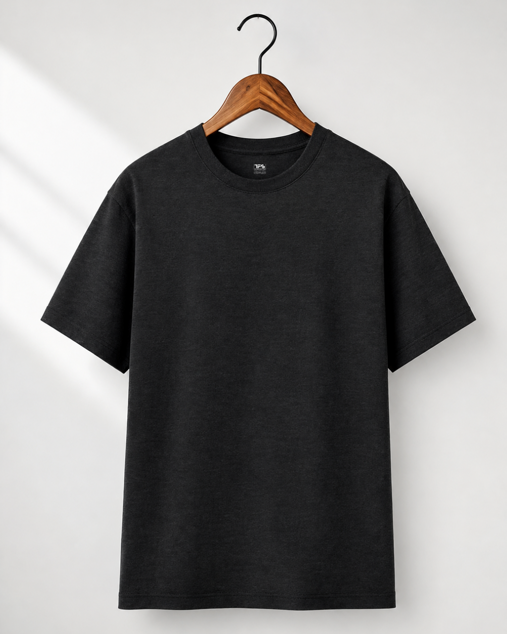 Unisex Classic Black Melange T-Shirt