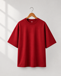 Unisex Red Oversized T-Shirt