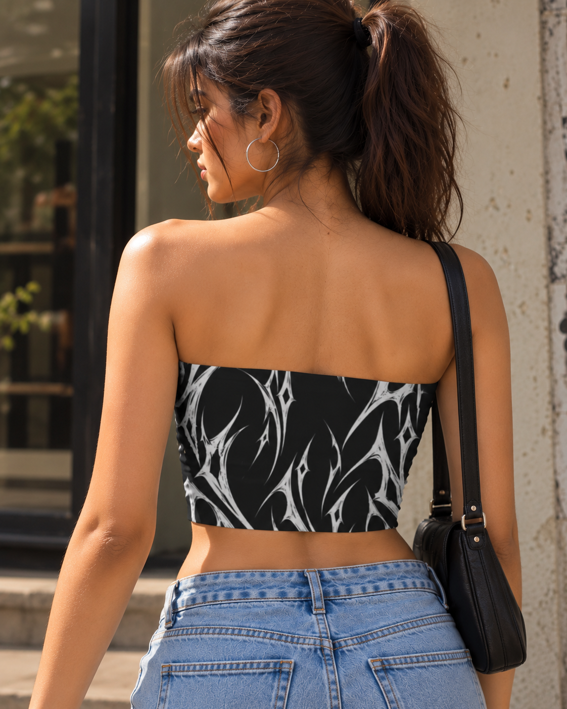 Women's Obsidian Fang Tube Top