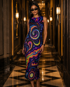 Women Mystic Trip Bodycon Dress