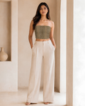 Women Croco Maze Tube Top