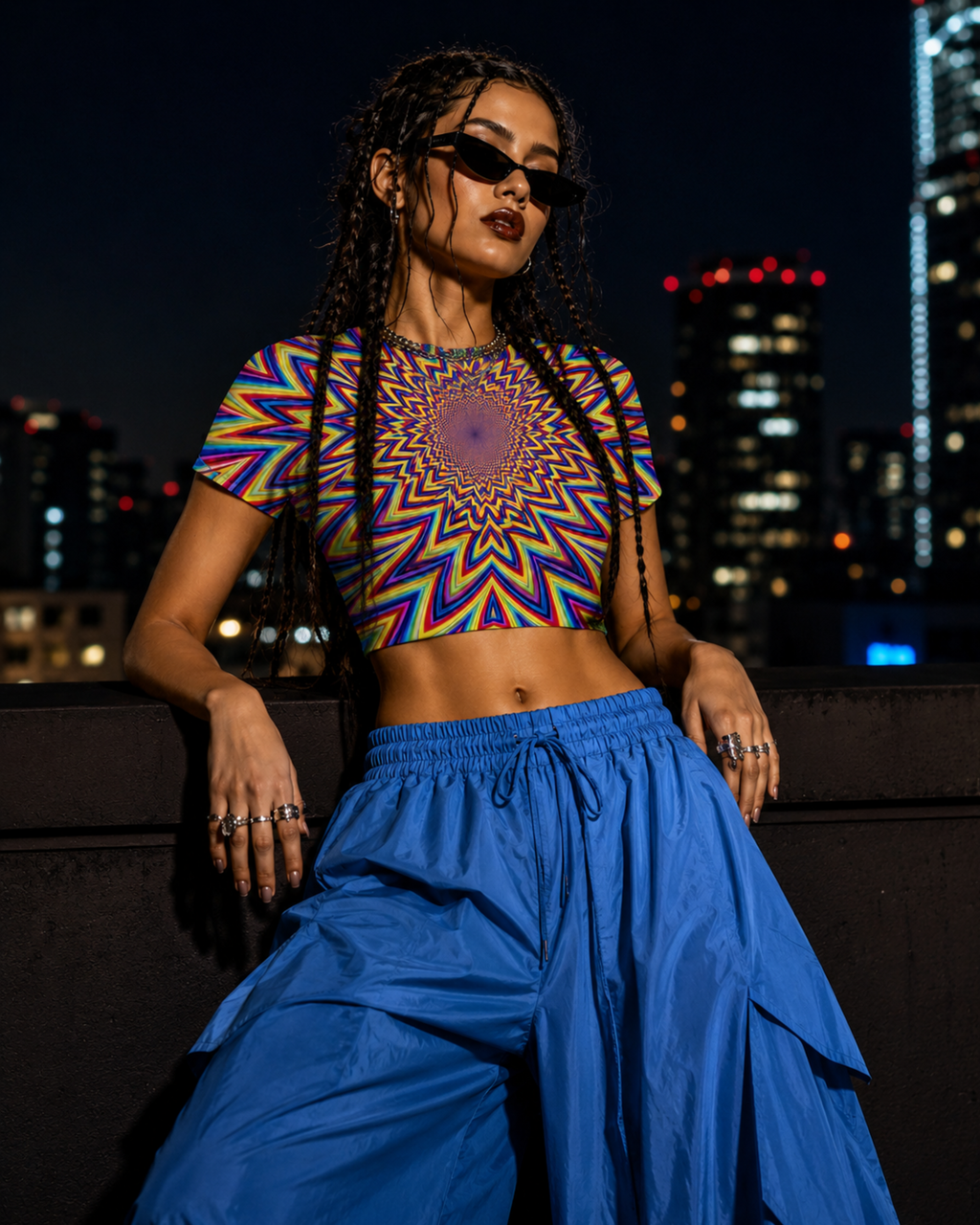 Women's Kosmic Chakra Crop Top