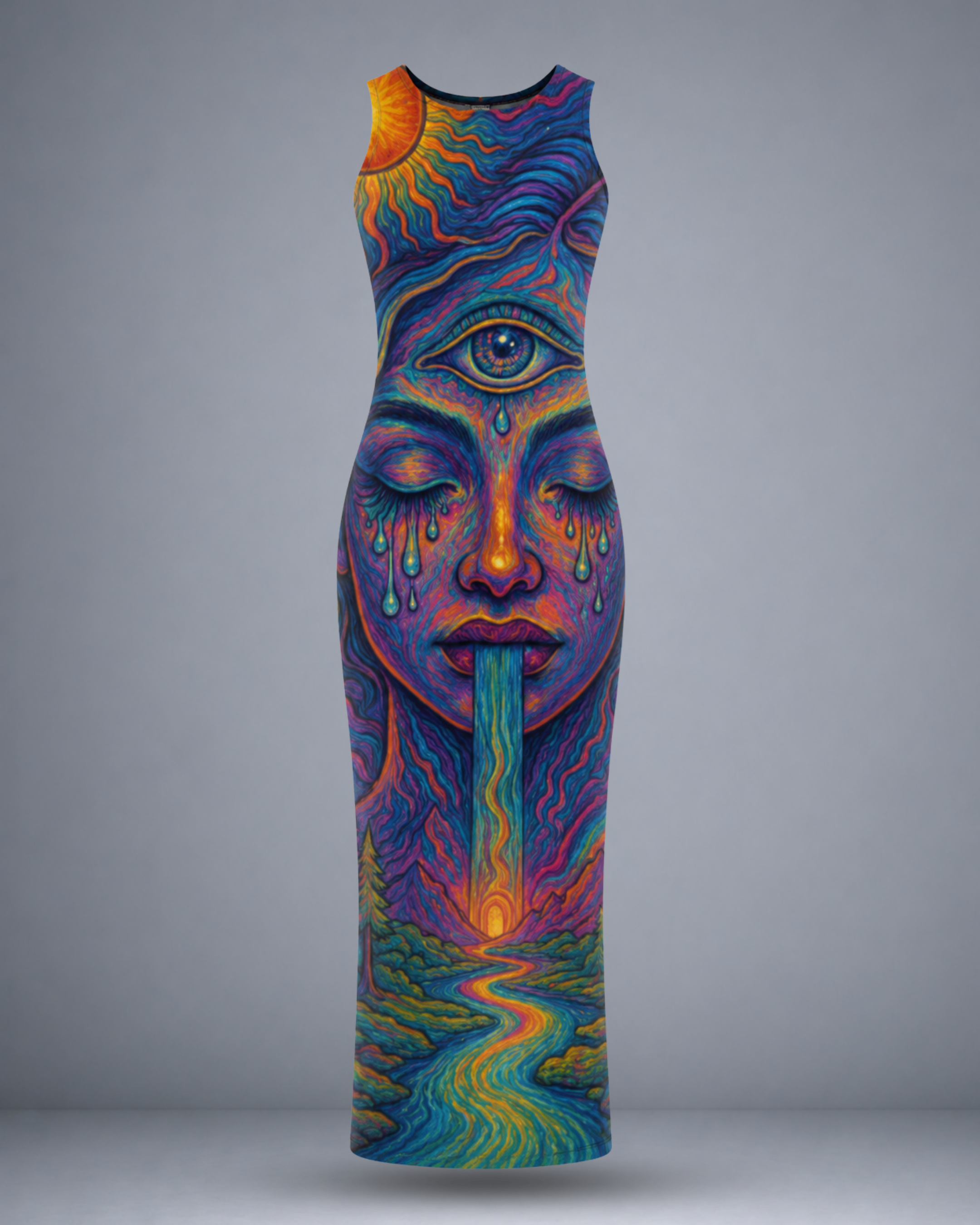 Women's Three Eye Bodycon Dress