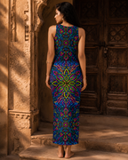 Women's Cosmic Energy Frequency Bodycon Dress
