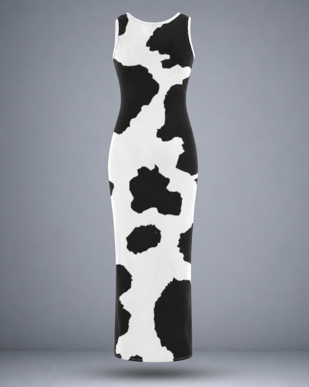 Women's Cow Maze Bodycon Dress