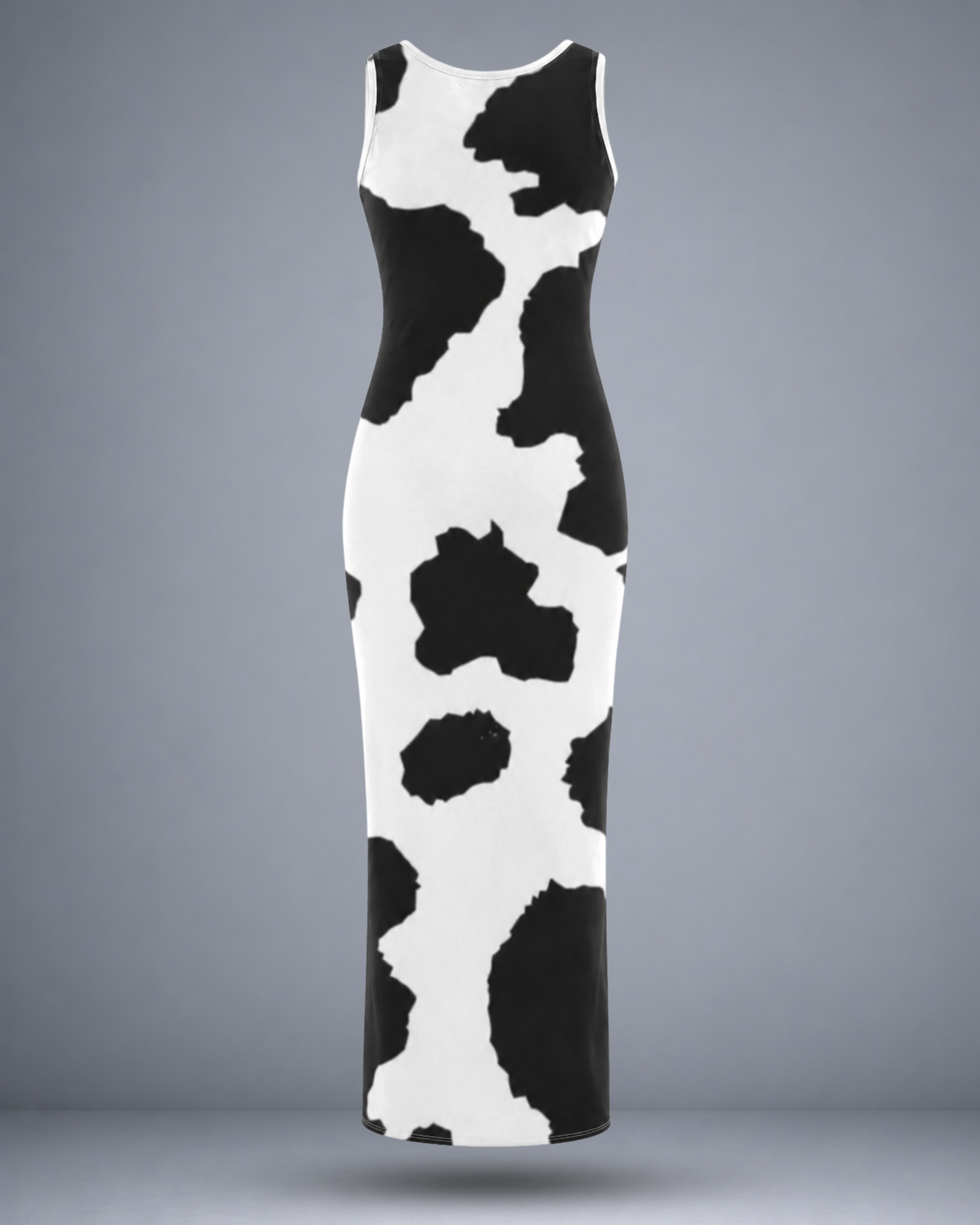 Women's Cow Maze Bodycon Dress