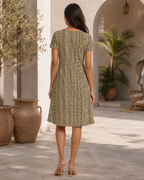 Women's Croco Maze A line Dress
