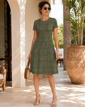 Women's Croco Maze A line Dress