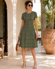 Women's Croco Maze A line Dress