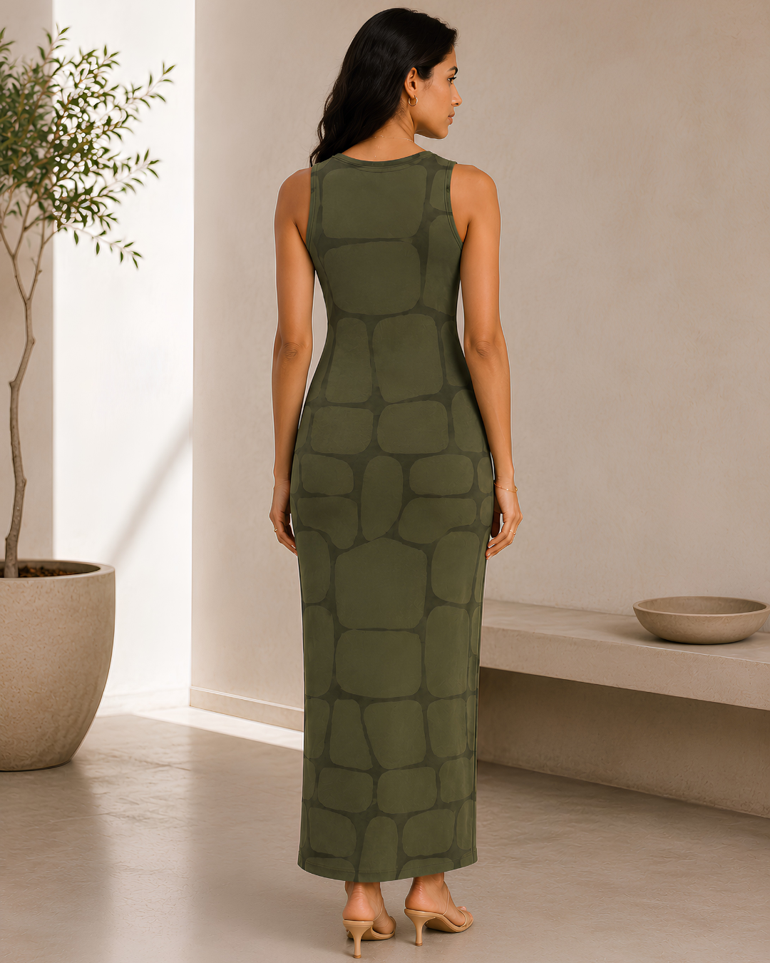 Women's Croco Maze Bodycon Dress