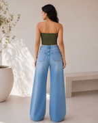 Women's Croco Maze Tube Top