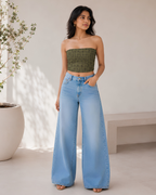 Women's Croco Maze Tube Top