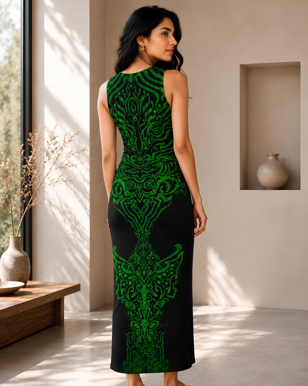 Women's Dark Energy Bodycon Dress