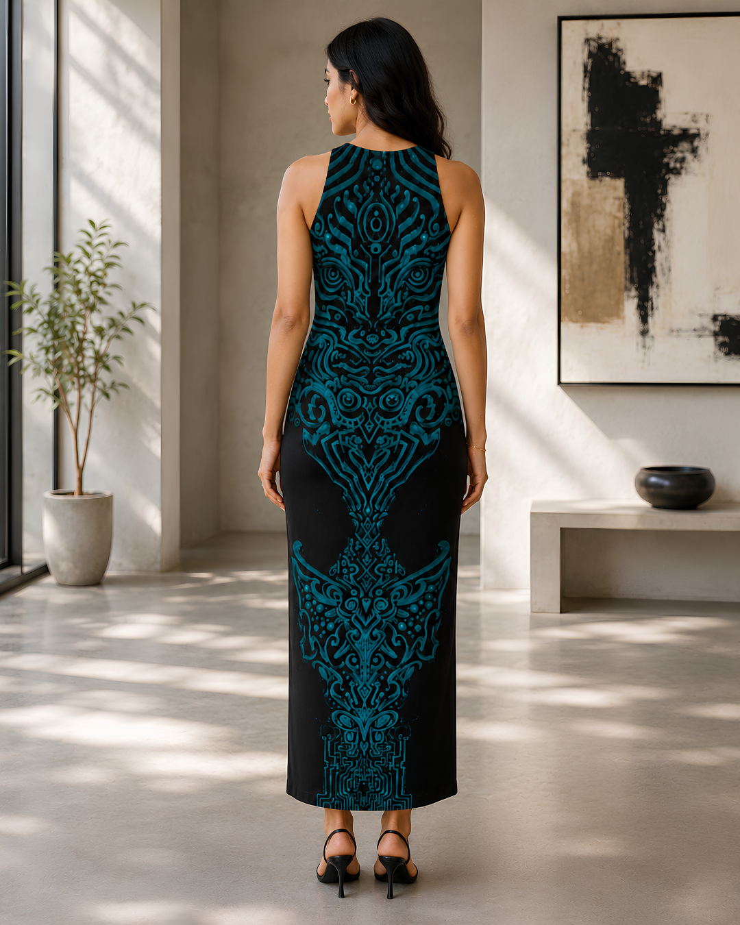 Women's Dark Energy Bodycon Dress