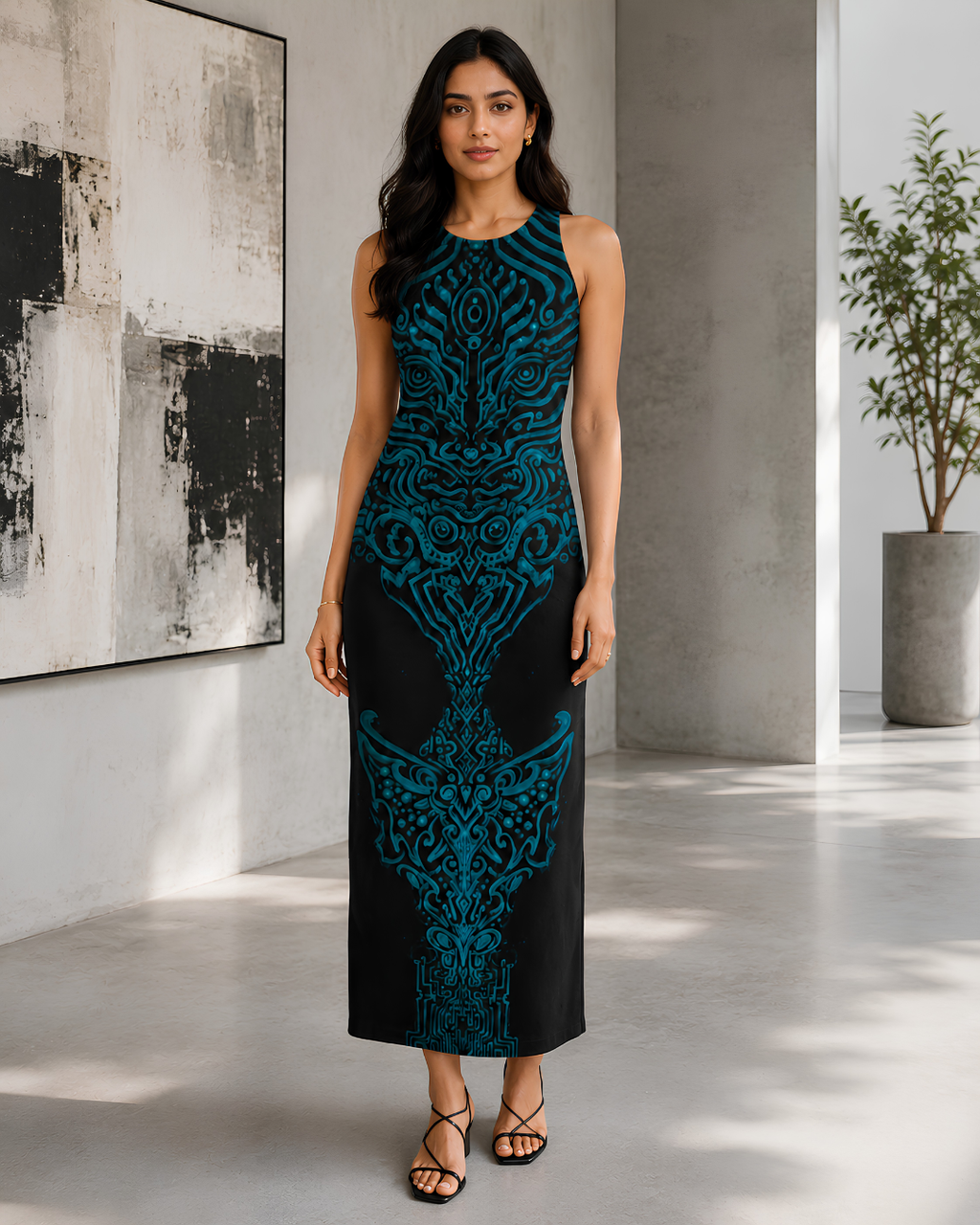 Women's Dark Energy Bodycon Dress
