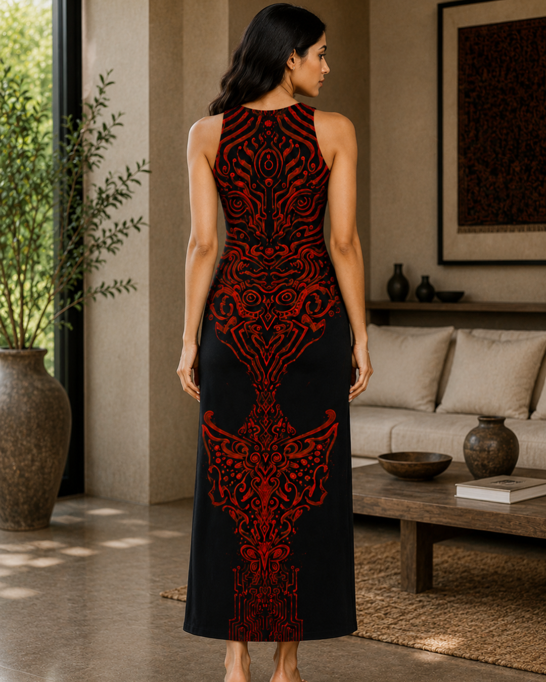 Women's Dark Energy Bodycon Dress