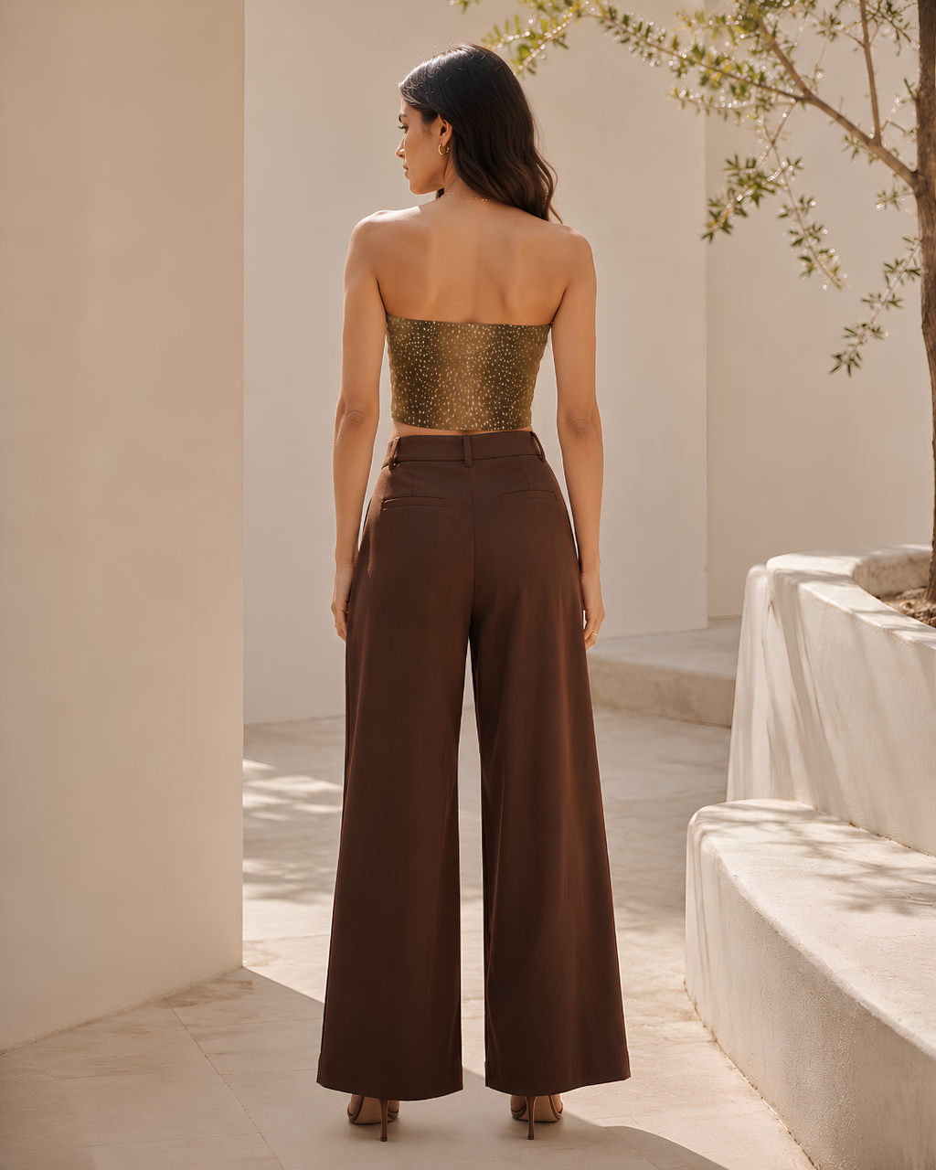 Women's Deer Maze Tube Top