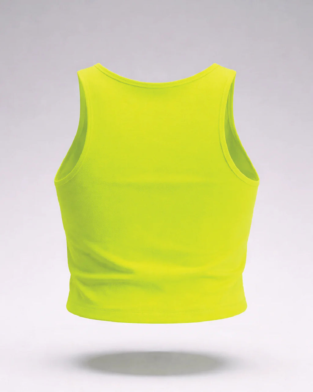 Women's Neon Yellow Crop Tank