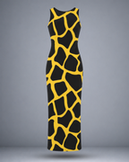 Women's Giraffe Maze Bodycon Dress
