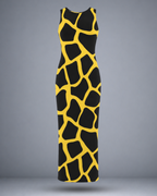 Women's Giraffe Maze Bodycon Dress