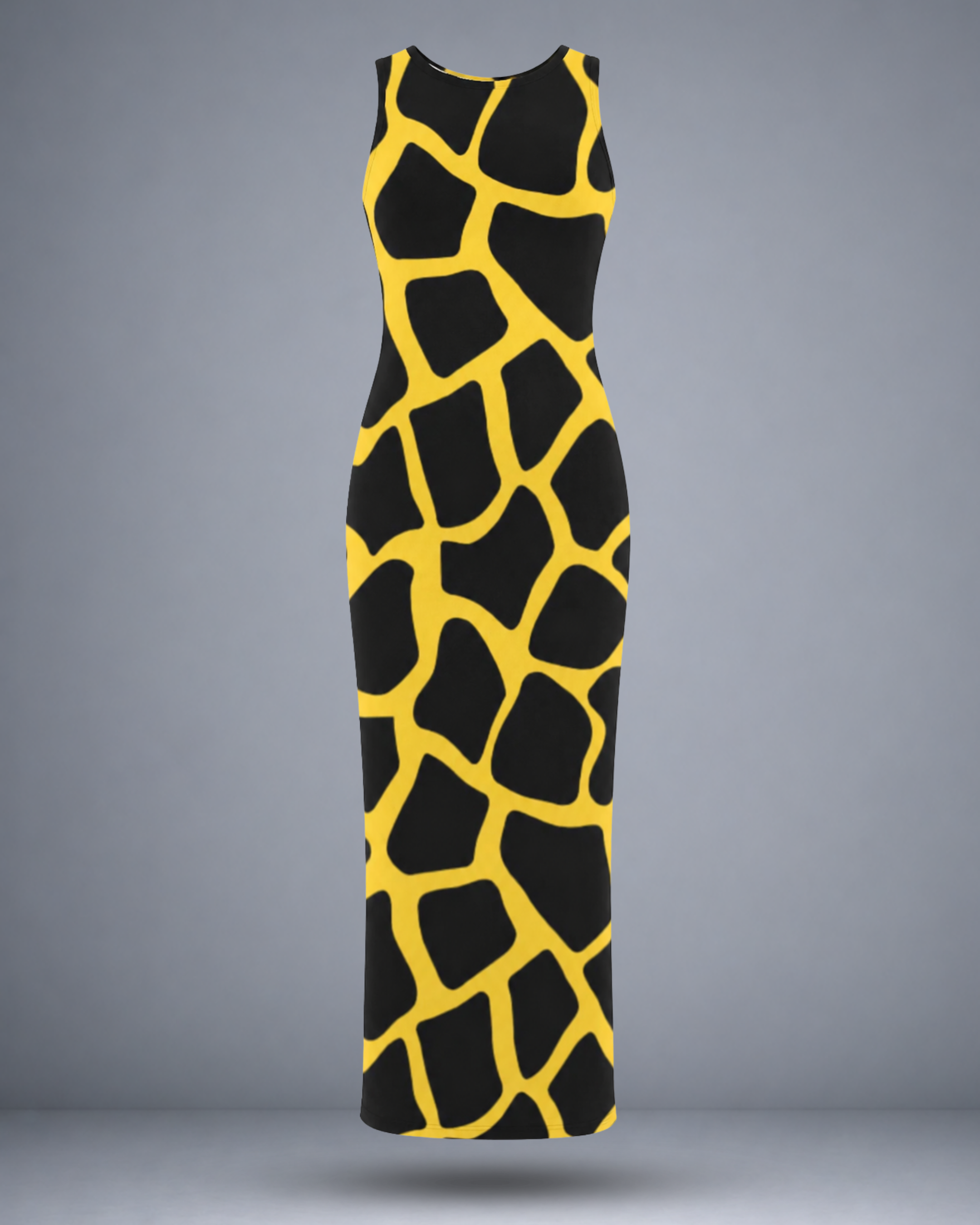 Women's Giraffe Maze Bodycon Dress