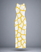 Women's Honey Maze Print Bodycon Dress