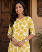Women's Honey Maze Reverse T-Shirt Dress