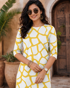 Women's Honey Maze T-Shirt Dress
