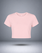 Women's Light Baby Pink Crop Top