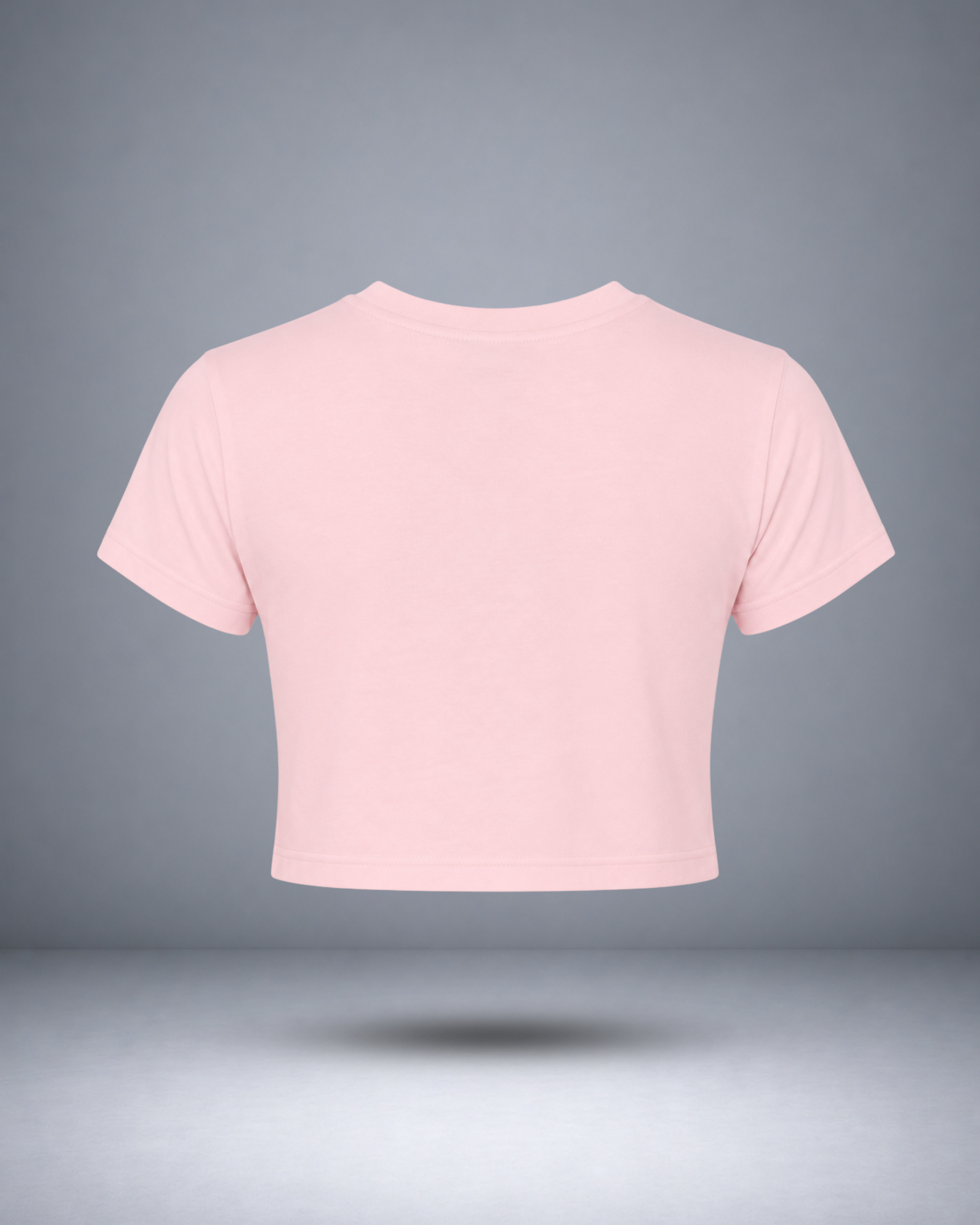 Women's Light Baby Pink Crop Top