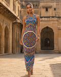 Women's Mandala Chakra Bodycon Dress