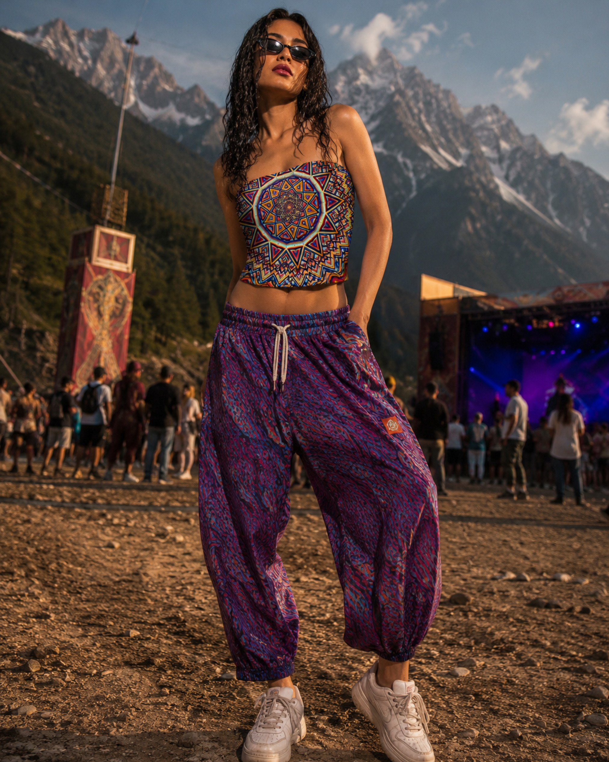 Women's Mandala Chakra Tube Top