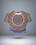 Women's Mandala Crop Top