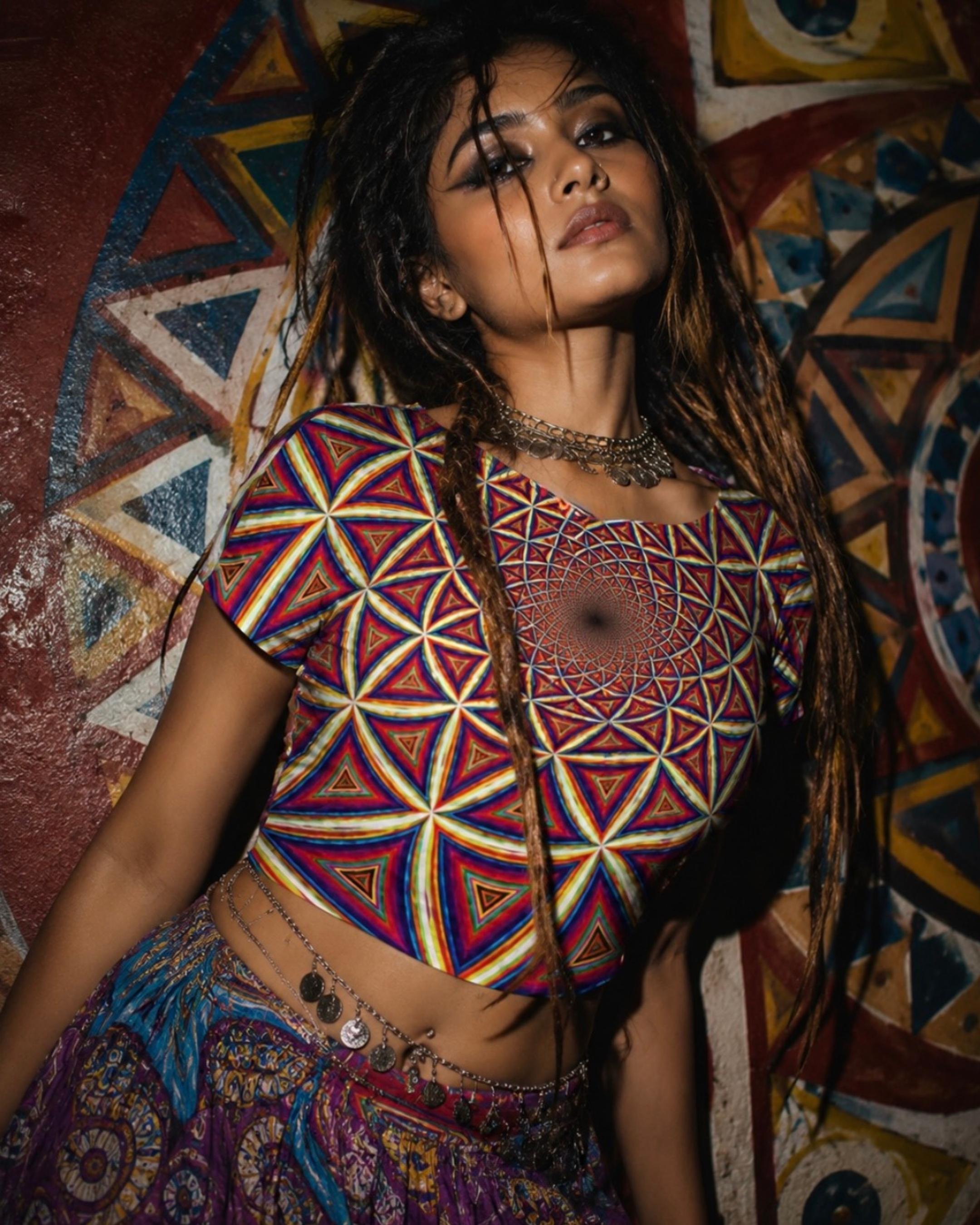 Women's Mandala Crop Top