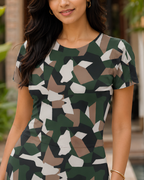 Women's Nature Camo A line Dress